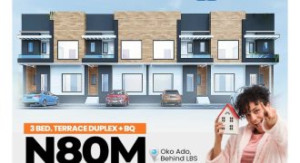 3 Bedroom Terrace Duplex + BQ