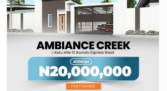 Ambiance Creek (400SQM) land for sale