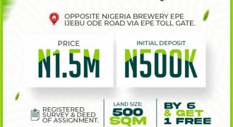 Land for Sale Along EPE Toll Gate