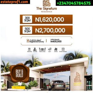 Buy and Build land for sales